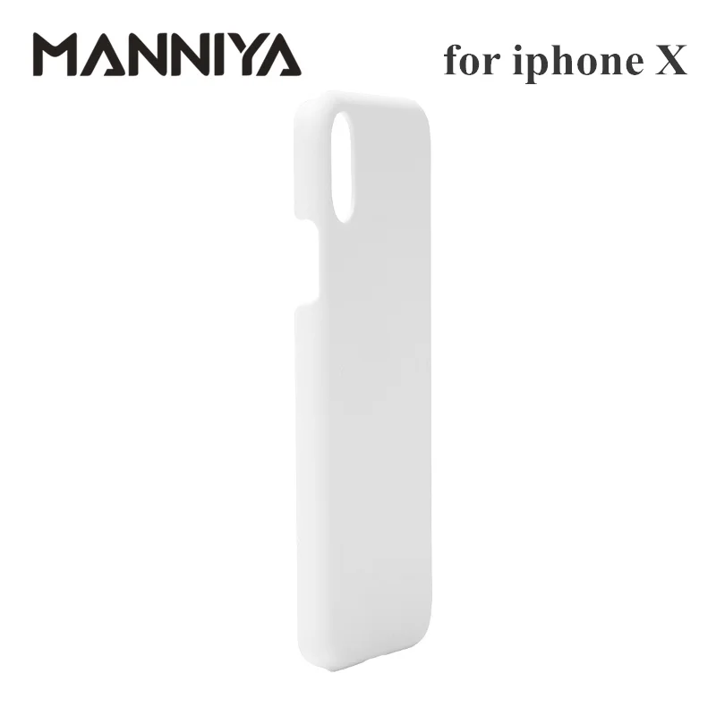 MANNIYA para iphone X XS 3D Sublimación en blanco de Teléfono de los Casos 10pcs/lote 1