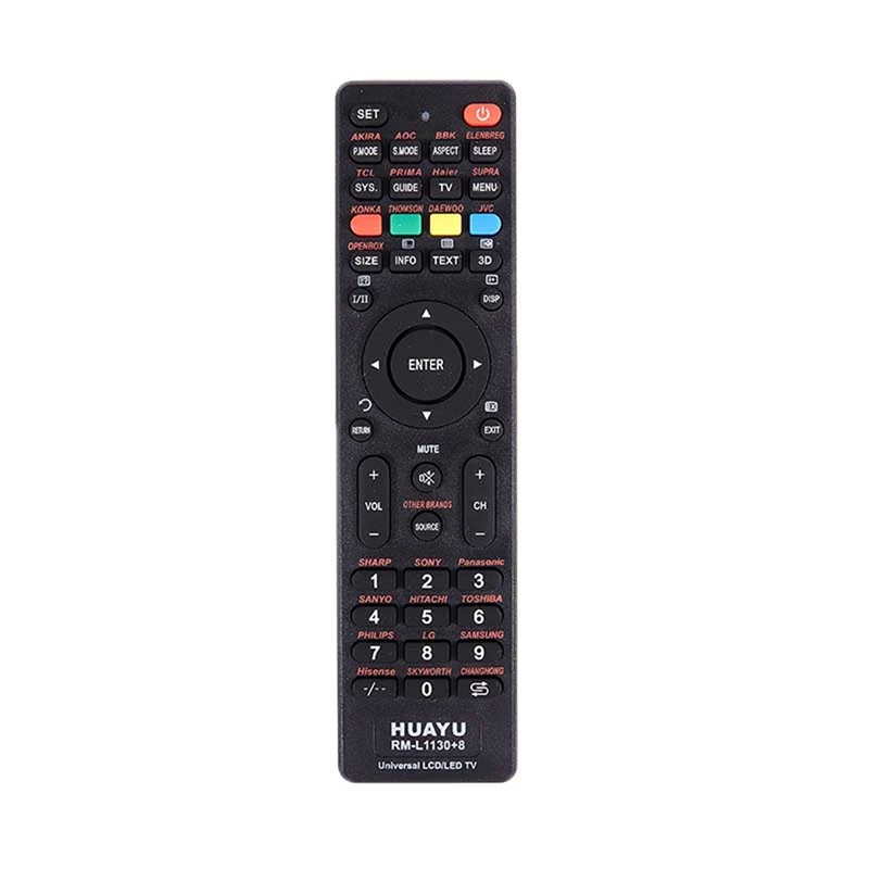 Huayu Control Remoto Universal Rm-L1130+8 Para Todas Las Marcas De Tv En Smart Tv Con El Control Remoto 1