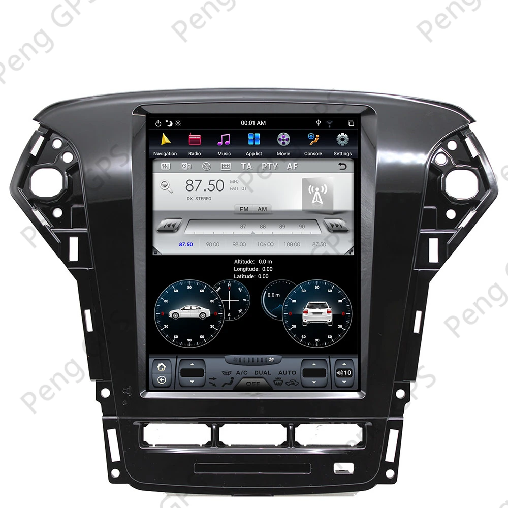 Android Estéreo Para Ford Mondeo MK4 2011-2013 Multimedia Jefe de la Unidad de Navegación GPS del Coche Reproductor de DVD con pantalla Táctil IPS Bluetooth DSP 1