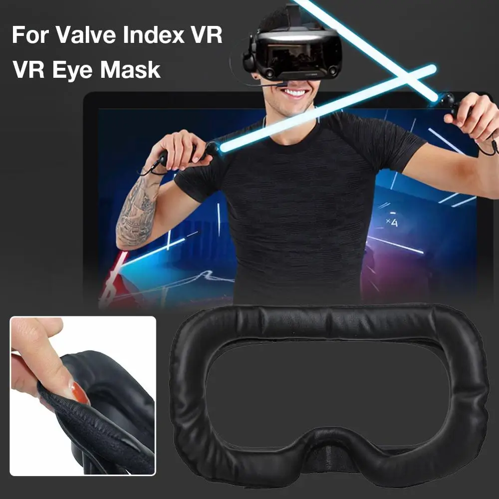 La Realidad Virtual VR Gafas Transpirable Sweatproof Anti-sucio Cómodo VR de la Máscara de Ojo de Gafas Para la Válvula Índice de VR 1