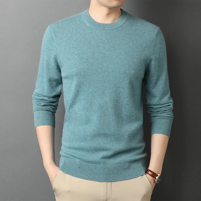 Suéter de los Hombres de la ropa de cuello redondo de manga larga suéteres jke287 1