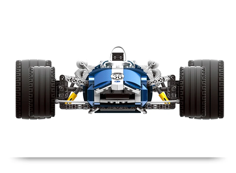XINGBAO Lepining TECHNIC de la Serie de Carreras de F1 Coche Ladrillos de La Noble Super Velocidad del Coche Azul del Modelo de Bloques de Construcción de Juguetes Para los Niños Regalo 1