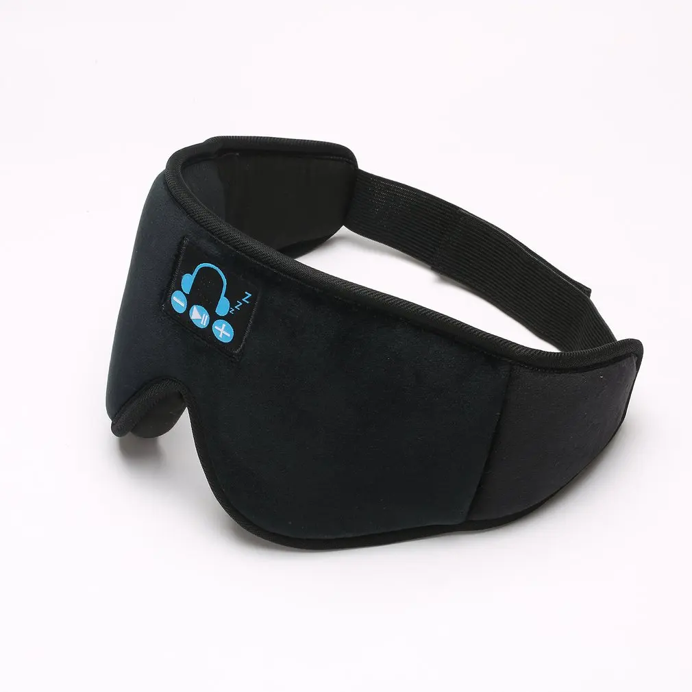 Bluetooth 5.0 Inalámbrico de Auriculares Estéreo 3D Máscara para Dormir Diadema Sueño Suave Auriculares para Dormir de la Máscara de Ojo de la Música de los Auriculares 1