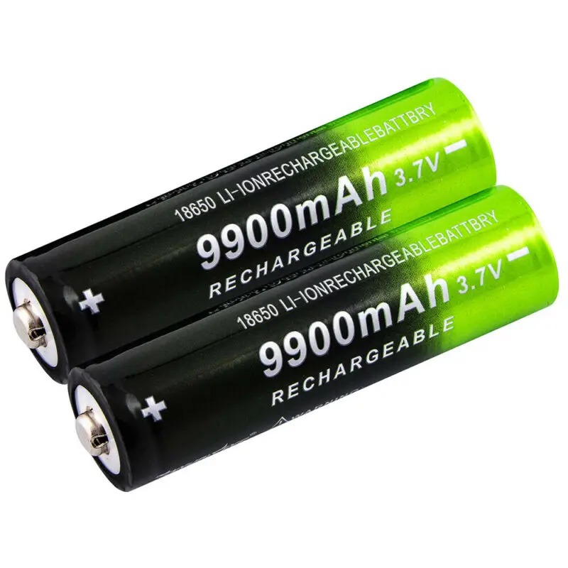 GTF Original 3.7 V 9900mAh 18650 batería Recargable de Li-ion de la Batería de Litio Batteria para Linterna Células 2/4/8/10 pc 18650 Baterías 1