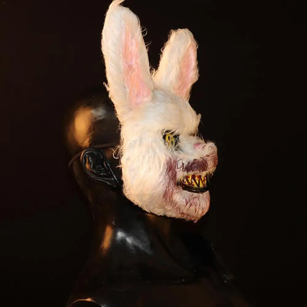Sangrienta Conejo Asesino De La Máscara Del Horror De La Fiesta De Halloween Decorativos Vestido De Máscara De Cosplay Máscara Para Niños Adultos Elegante Máscara De Cosplay 1