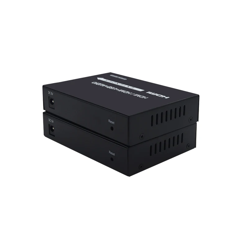 1pair1-canal HDMI a la fibra digital de 1080P HDMI de Fibra Óptica Extensor de Vídeo Video Converter transmisor 1 en 2 HDMI+3USB puerto 1