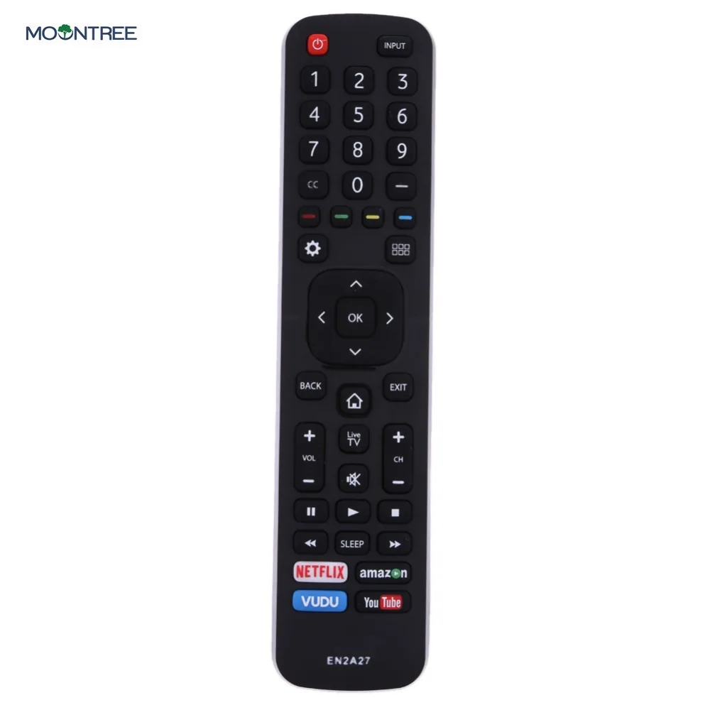 EN2A2 nuevo de reemplazo mando a distancia para Hisense smart TV ER-22641HS 55H6B LED HDTV controle remoto 433mhz negro MOONTREE 1