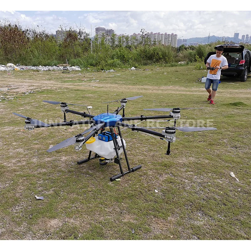 Sanmoo 25L pulverización Agrícola drone 25L/KG uso JIYI K++ control de vuelo automático avión no tripulado de vuelo 1