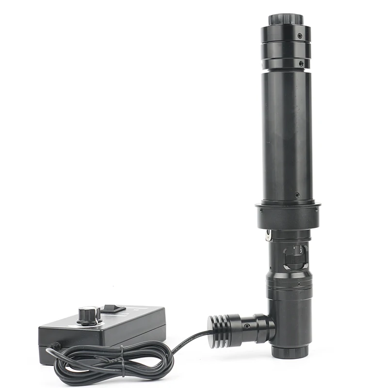 CCD CMOS de la Cámara de la industria 400X Luz Coaxial Óptica del Microscopio de Zoom Monocular C Montaje de la Lente Para el Teléfono Táctil LCD ITO PCB de Verificación 1