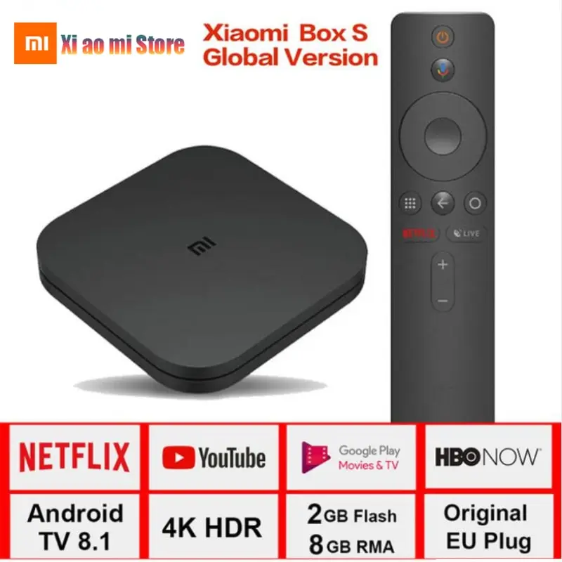 XiaomMi Cuadro S Versión Global 4K HDR Cuadro de TV Android Streaming Media Player y Google Asistente Remoto Smart TV de Mi Cuadro 4 1