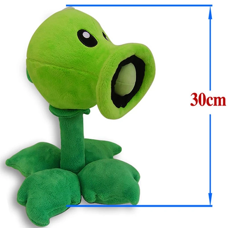 30cm de dibujos animados de la Planta de Peluche de Girasol Verde Calabaza Peashooter Pea Muñecos de Peluche para el Bebé Verduras Niño del Juguete 1
