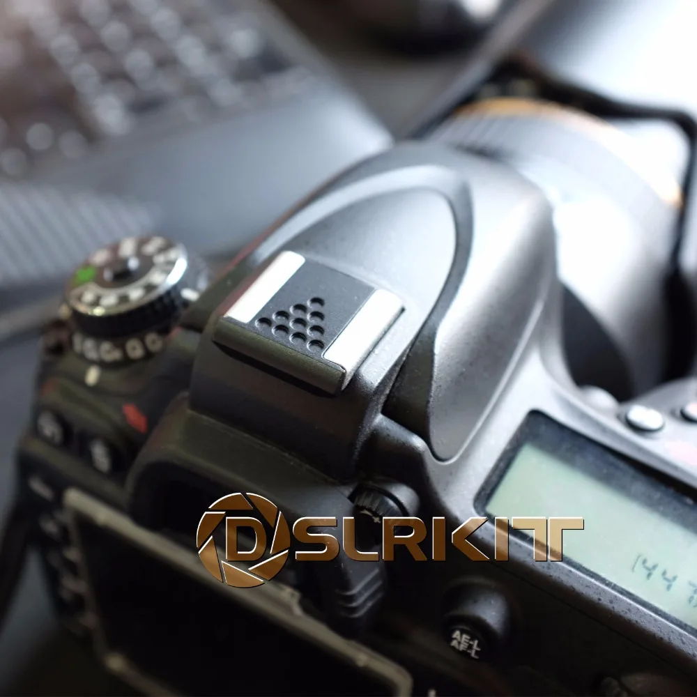 Metal Universal, Tapa para Zapata para Canon Nikon Pentax Fuji Cámara Negro 1