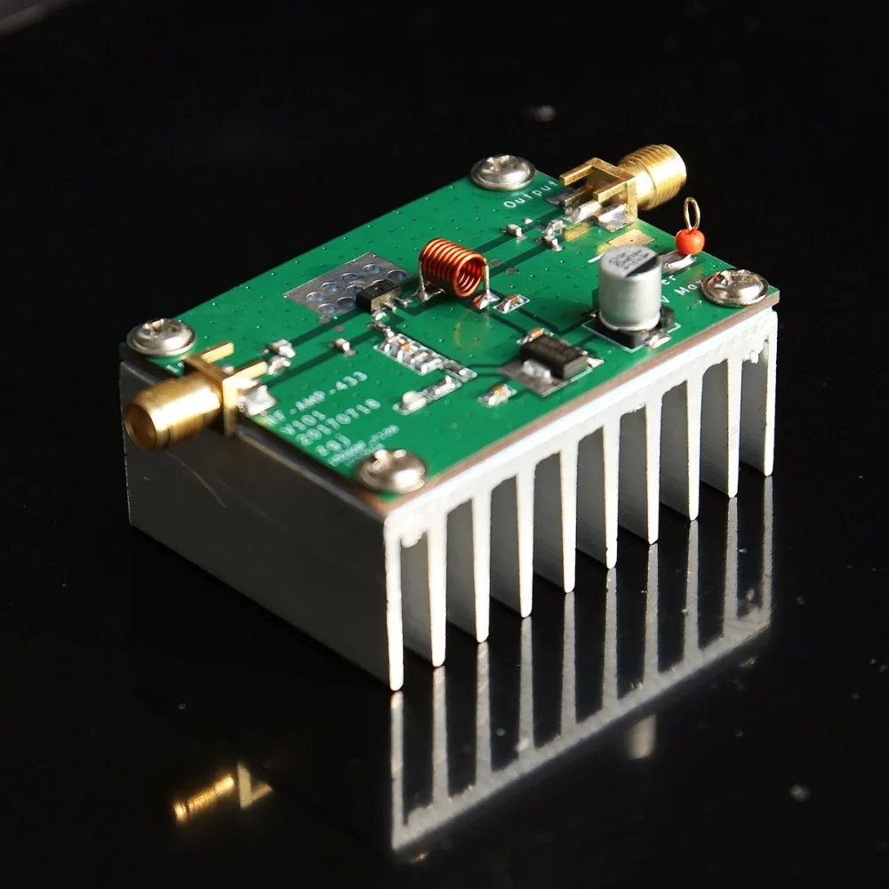 Nuevo 400-460MHz 8W de Potencia del Amplificador de la Junta de RF HF Alta Frecuencia 433MHz Amplificadores de Potencia Digital Amplificador 1