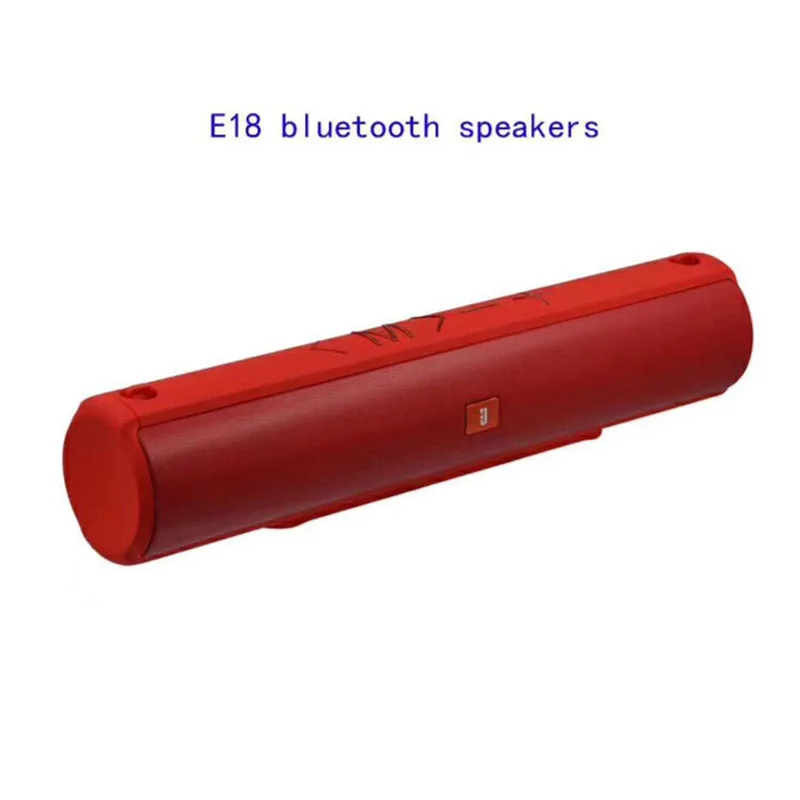 E18 Inalámbrica Bluetooth Altavoces al aire libre altavoz portátil multi-función de la tarjeta de audio Para Teléfonos Inteligentes largo de Altavoces boombox 1