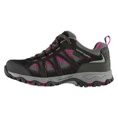 Las mujeres zapatos de senderismo de damas antideslizante de cuero genuino de caminar impermeable senderismo zapatos de niñas de montaña senderismo zapatillas Karrimor 1
