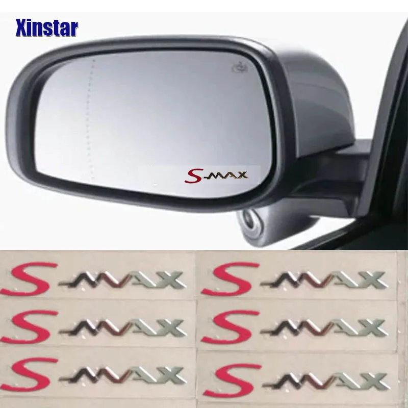 5 x 10 piezas de Acero Inoxidable Espejo Retrovisor Coche Pegatina Para el Ford Smax S-MAX 1