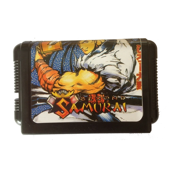 Segundo Samurai 16 bits MD Tarjeta de Juego De 16 bits de Sega MegaDrive Genesis juego de consola 1