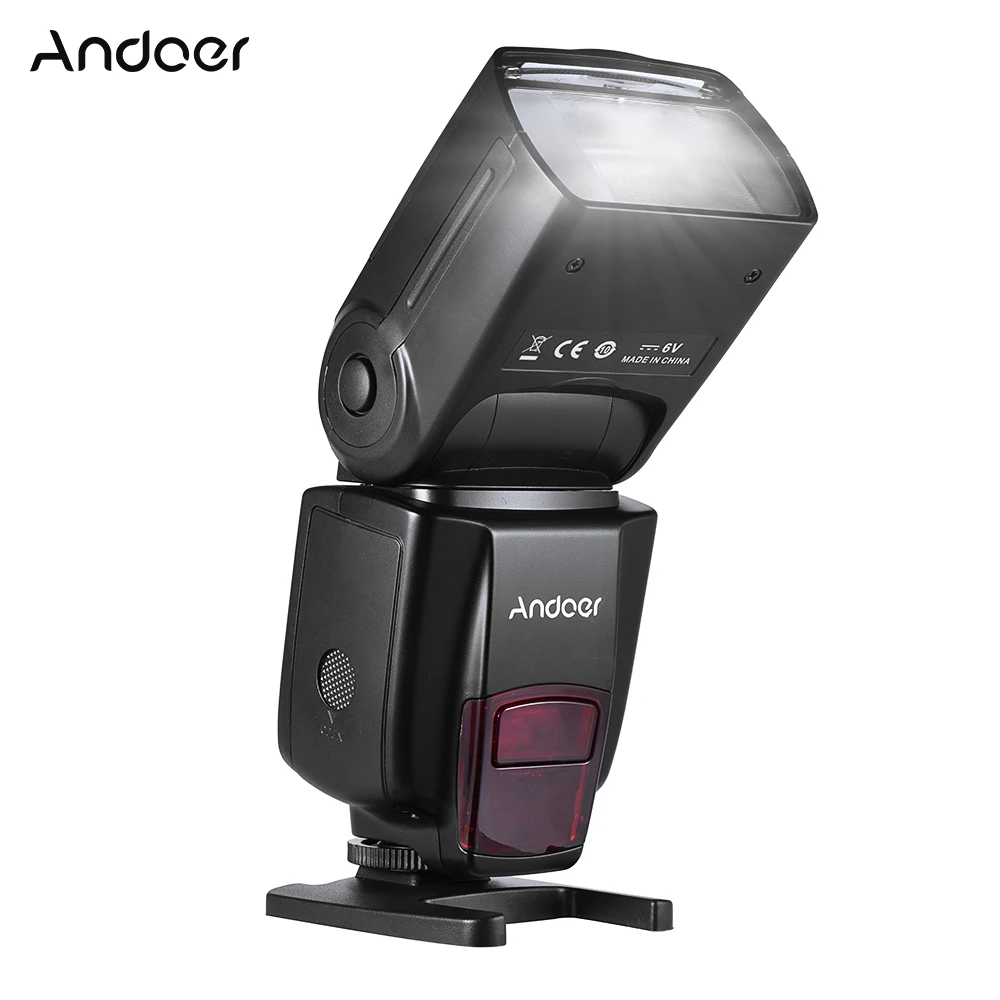 Andoer AD560 IV 2.4 G Inalámbrico Universal En la cámara de Esclavos de la Luz del Flash Speedlite GN50 para Canon Nikon Olympus Pentax Sony A7 DSLR 1