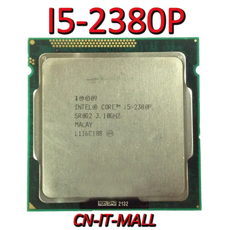Sacó I5-2380P CPU 3.1 G 6M 4 4 Hilo Procesador LGA1155 1