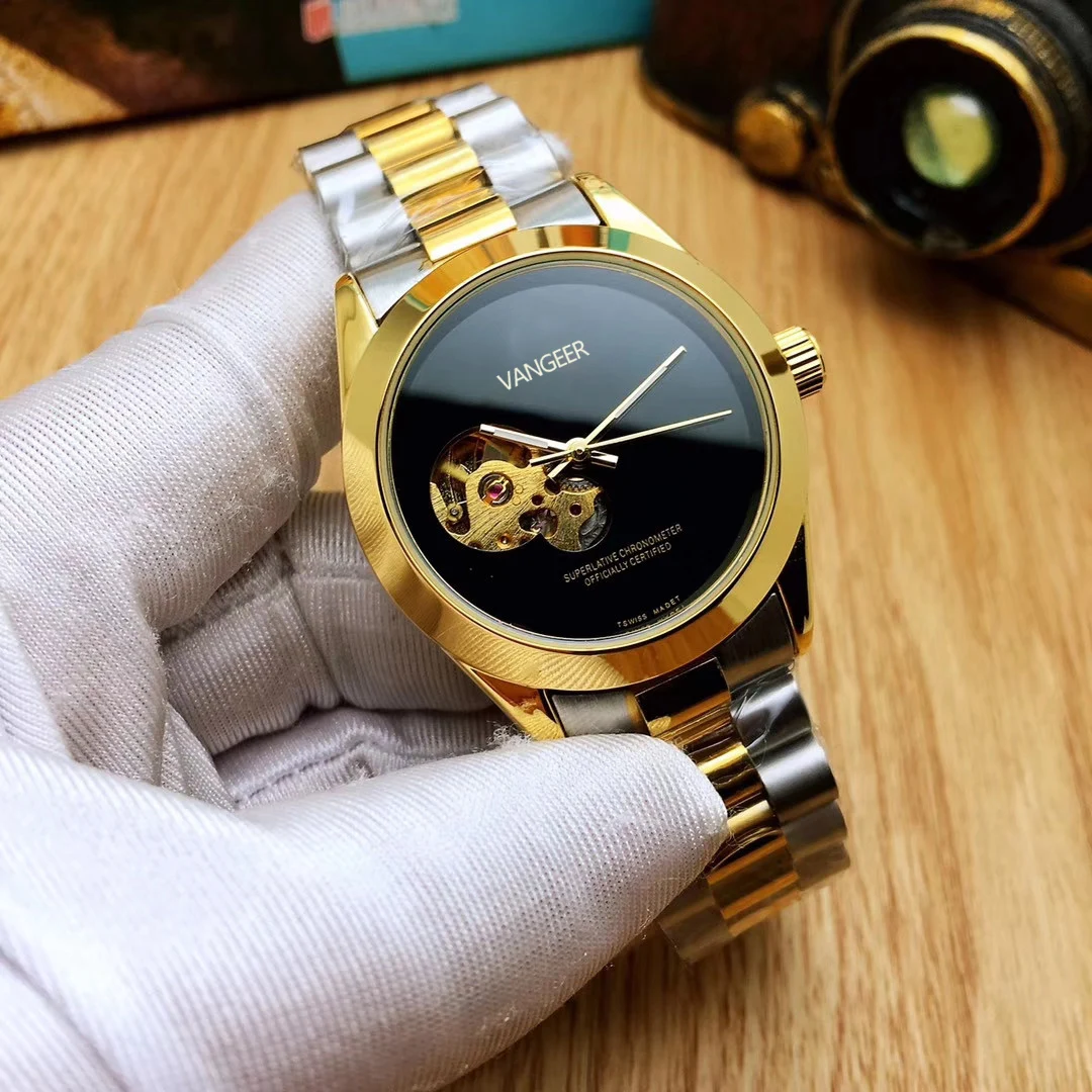 Superior de la Marca de Lujo de personalizar Mecánico Automático Oyster Perpetual Reloj RLX las Mujeres del Tourbillon Diseñador wristwatcth diseño simple 1