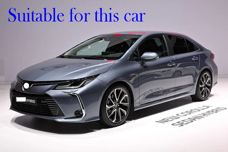 Para el Toyota Corolla 210 Sedán 2019 2020 de los Accesorios del Coche de Plástico Exterior de Ventilación Visera Cortinas de la Ventana de Sol, Protector de la Lluvia Deflector 4pcs 1