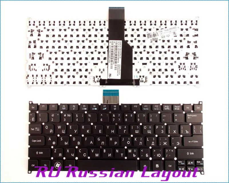 Nueva rusia RU Teclado del ordenador Portátil Para Acer Aspire S3 S3-391 S3-391-9415 S3-391-9813 S3-391-9499 1