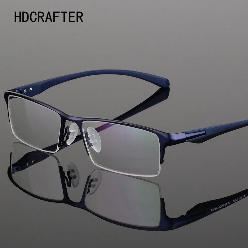 HDCRAFTER monturas Hombres Prescripción Óptica Miopía Gafas de Marco de los Hombres Gafas de TR90 Gafas 2020 Espectáculo de Lujo 1