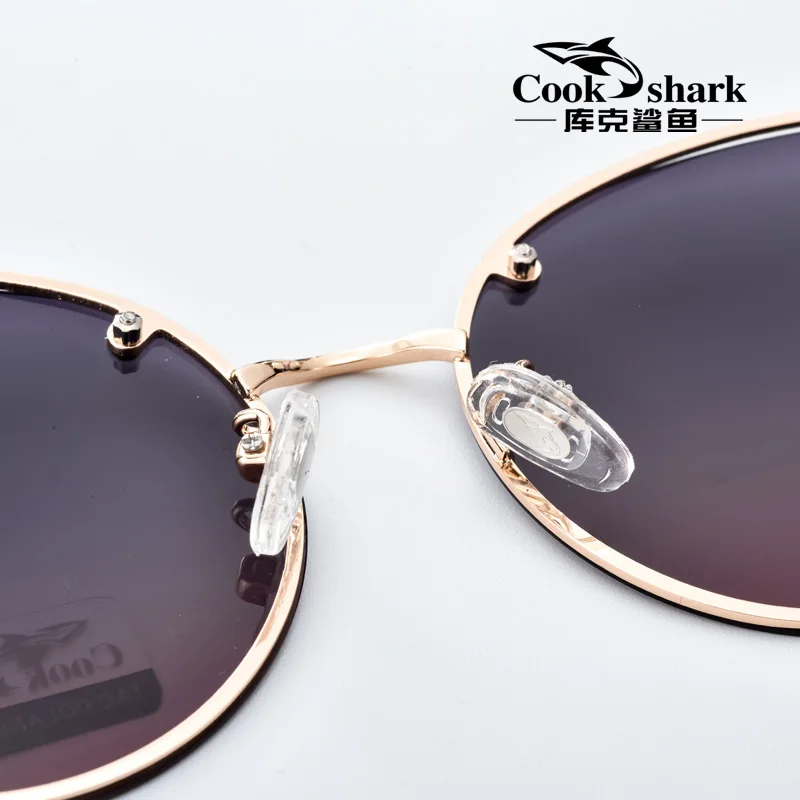 Cocinar Tiburón 2019 nuevas gafas de sol de las señoras gafas de sol de HD polarizadas de conducción gafas de hipster retro 1