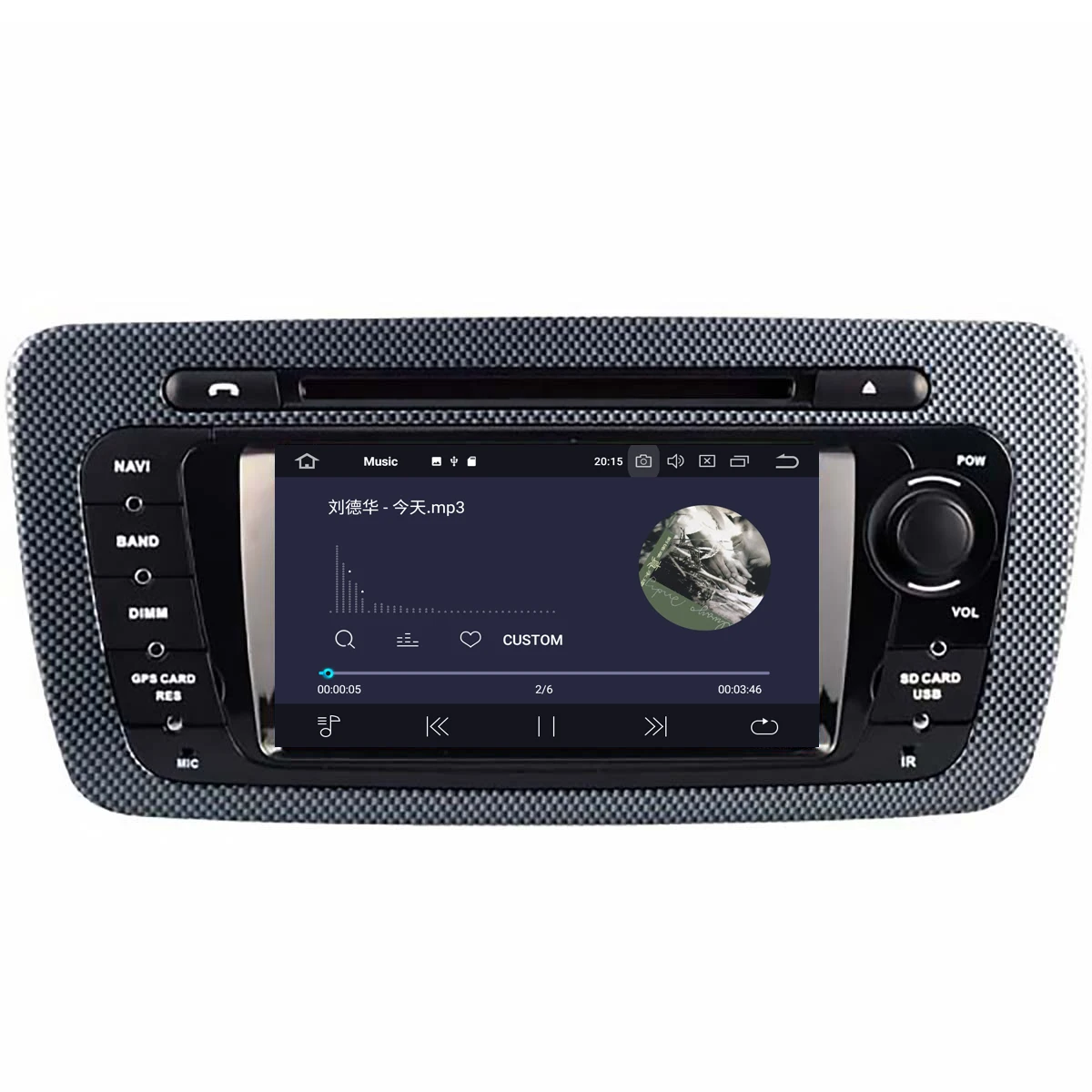 4G64G 6 core Android 9.0 Estéreo del Coche Inteligente Multimedia Reproductor de DVD de GPS para Seat Leon 2009-2013 de Audio de la radio grabadora jefe de la unidad de 1