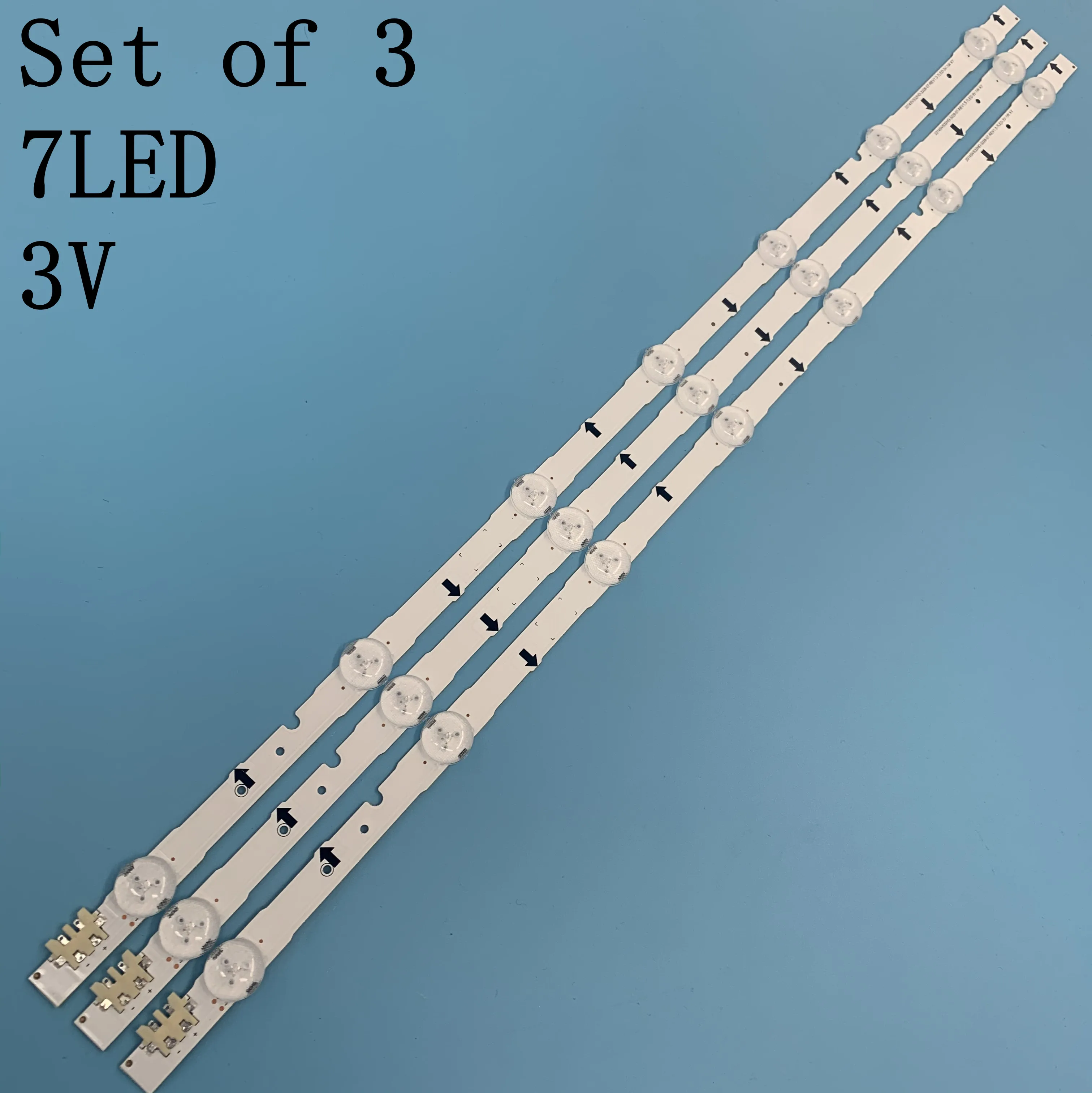 (Nuevo Kit)3pcs 7LEDs 650mm de la retroiluminación LED de la tira para sam sung 32pulgadas TVSVS32HD D4GE-320DC0-R3 CY-HH032AGLV2H 1