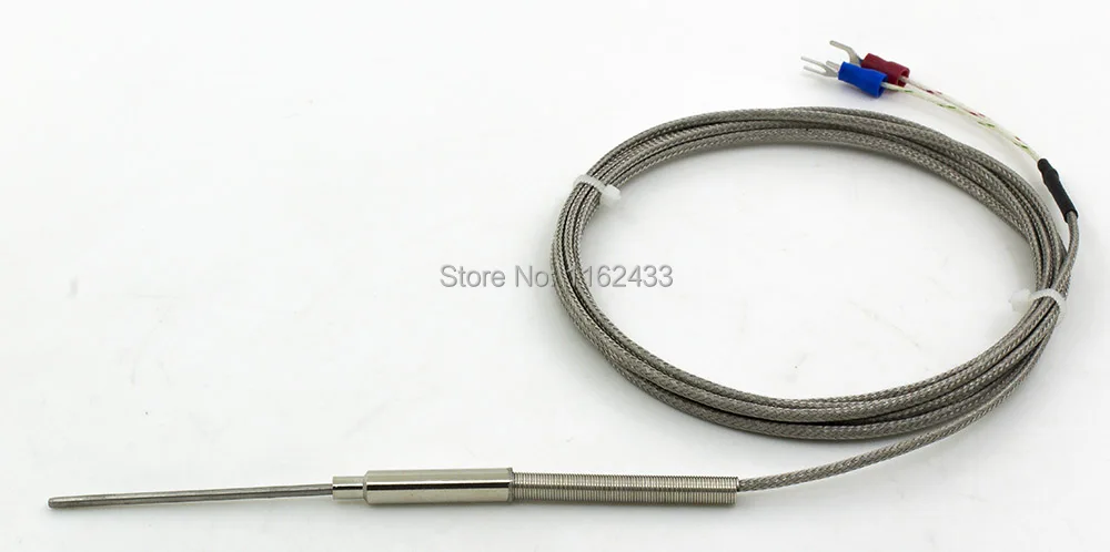 FTARP08 K J tipo de 2m de metal de detección de cable de 50 mm flexible sonda termopar sensor de temperatura 1