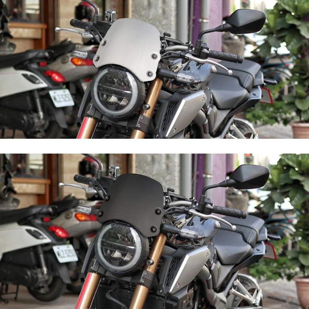 Motocicleta 2018-2020 CB1000R CNC Parabrisas Viento de la Pantalla de la Extensión Kit Para Honda CB650R CB 650R 650R Neo Sports Cafe 2019 2020 + 1