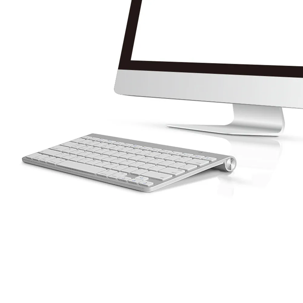 2.4 Ghz Teclado Inalámbrico con Tijeras Pies teclado Para Notebook Mac Portátil PC de Escritorio Caja de TV Android Suministros 2.4 G teclado 1