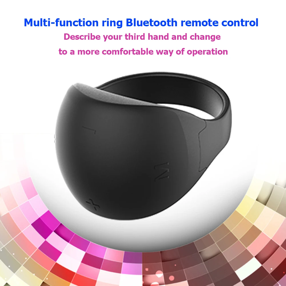 Bluetooth 5.0 Anillo de Control Remoto R51 Ligero de Moda Dedos el Anillo de Accesorios para el iPhone Teléfono Android TV Box 1