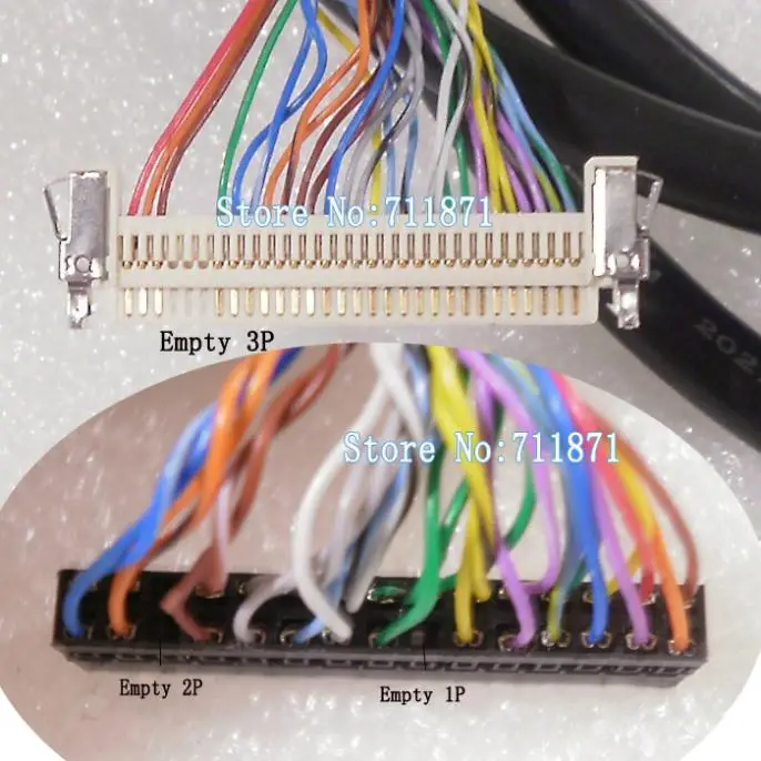 2.3 Medidor 30Pins Lcd Led LDVS FI-X30H-S8 por Cable de Pantalla 30P S8 LVDS línea de Pantalla 30Pin Doube 8 Pantalla Lcd Cable 30Pin Vacío 3P Cable 1