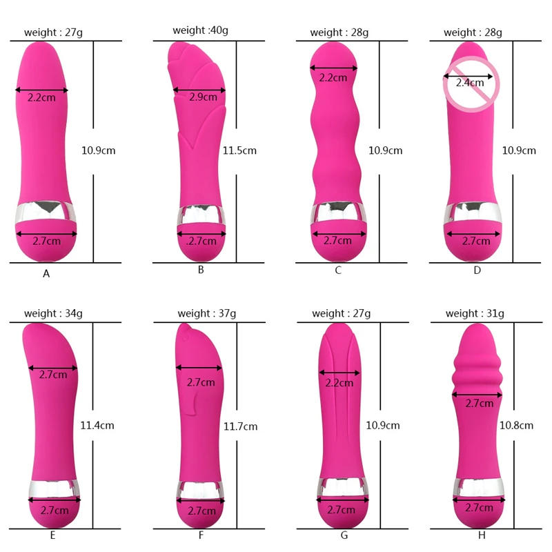 Multi-velocidad Mini Vibrador Para las Mujeres el Sexo Juguetes G-Spot Vibración Consolador Masturbación, Eróticas Masajeador de Clítoris Adulto Plug Anal de los Hombres 1