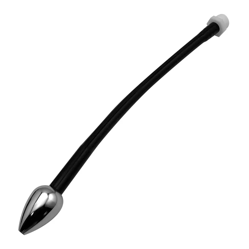 Dia 28 mm de metal Ano perlas de la bola de tubo de goma de la manguera en este anal butt plug ducha enema jeringa de limpieza fetiche sexo juguete 1
