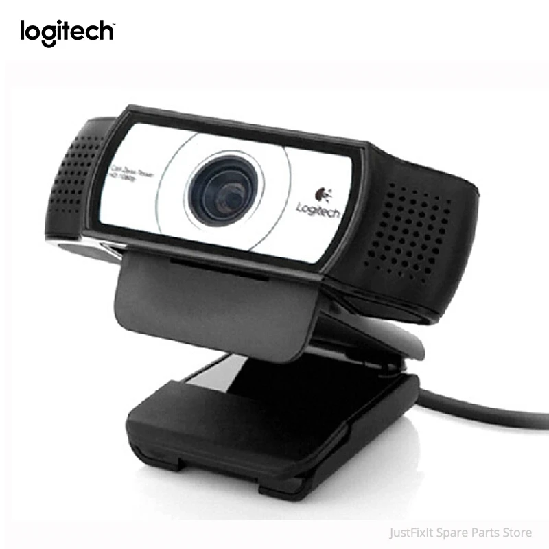 C930c HD Smart 1080P Webcam Logitech con Tapa para el Equipo Zeiss USB de la cámara de Vídeo de 4 veces el Zoom Digital 1