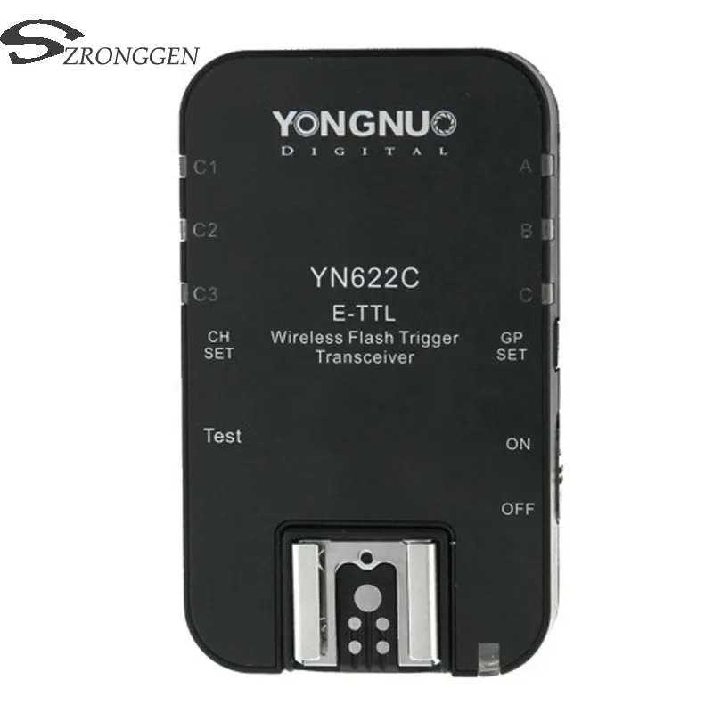 Yongnuo YN-622C YN 622 Inalámbrica ETTL HSS 1/8000S de disparo de Flash Transceptor para Canon 1100D 1000D 650D 600D 550D 7D 5DII 40D 1