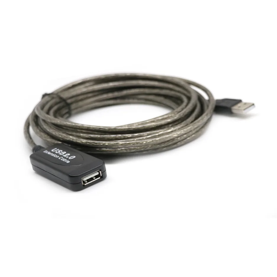 30 10M USB 2.0 Extensión de Repetidor de la Señal del Cable de Refuerzo de Un Macho y una Hembra amplificador de Señal de Un Macho y una Hembra Cable 1