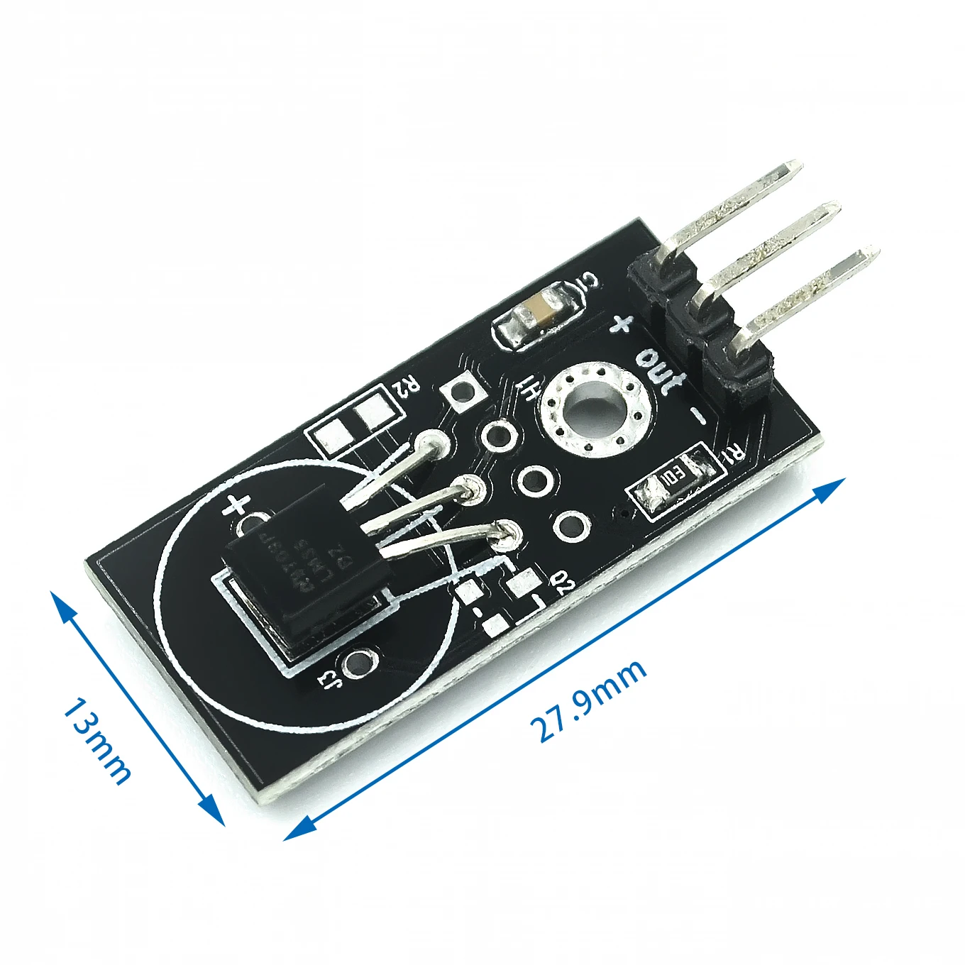 10pcs/lot DC5V Sensor de Temperatura Digital DS18B20 Módulo 1