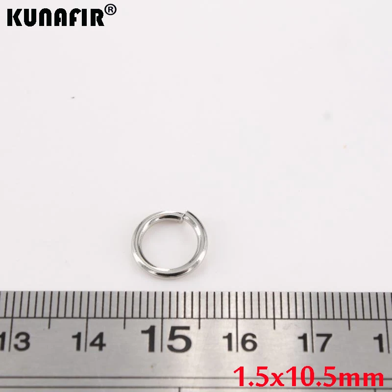 1.4 mm-1.5 mm de alambre de Acero de acero inoxidable anillos del salto 200pcs -1000pcs BRICOLAJE accesorios collar de cadenas de partes 1