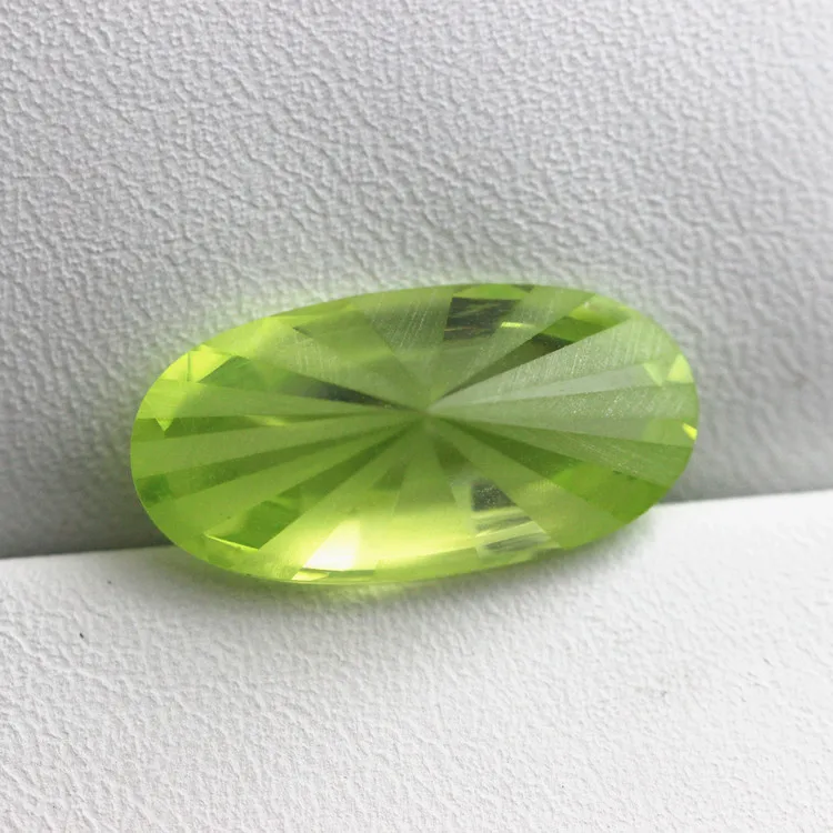 La rareza de la fruta de piedra de luz verde oval de la sandía turmalina piedra ornamental para los anillos pulseras mosaico de BRICOLAJE hacer facetas de la joyería 1