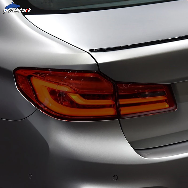 Faro de coche Tinte Negro de la Película Protectora de la luz trasera Transparente de TPU de la etiqueta Engomada Para la Serie 5 de BMW G30 M5 F90 2017-2020 Accesorios 1