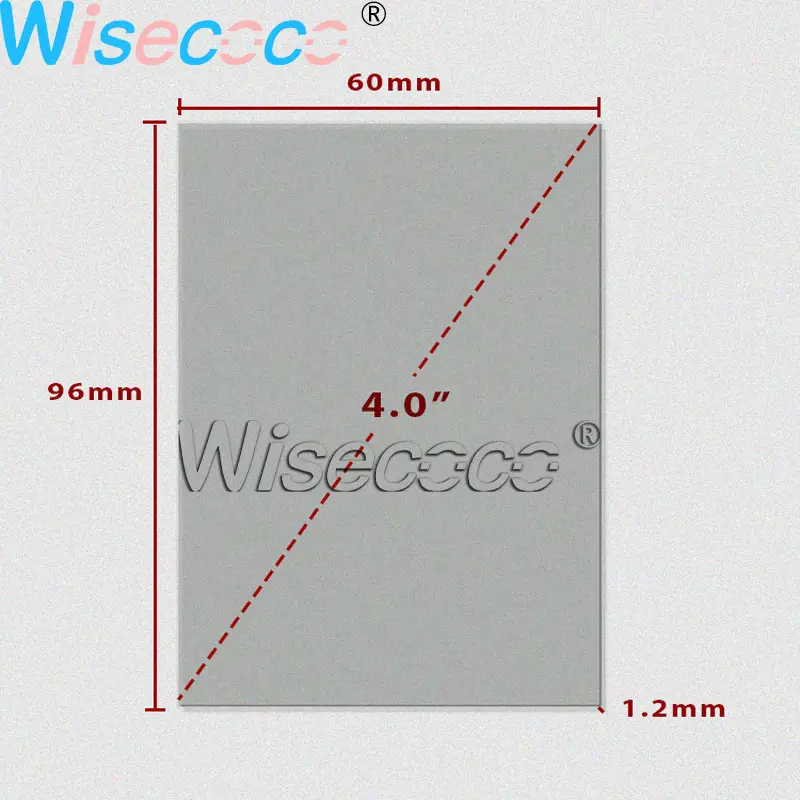 1 pc de cristal polarizador de vidrio de 4 pulgadas, proyector de lcd de las piezas de reparación térmico-aislamiento para Unic UC40 UC46 Rigal 2