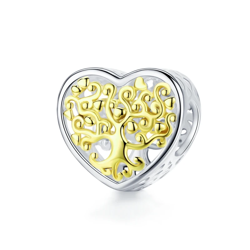 CodeMonkey Real 925 Strerling Corazón de Plata Perlas de Ajuste Original Diseño de la Pulsera del Amor del Corazón de los Encantos Granos DIY de la Joyería 2