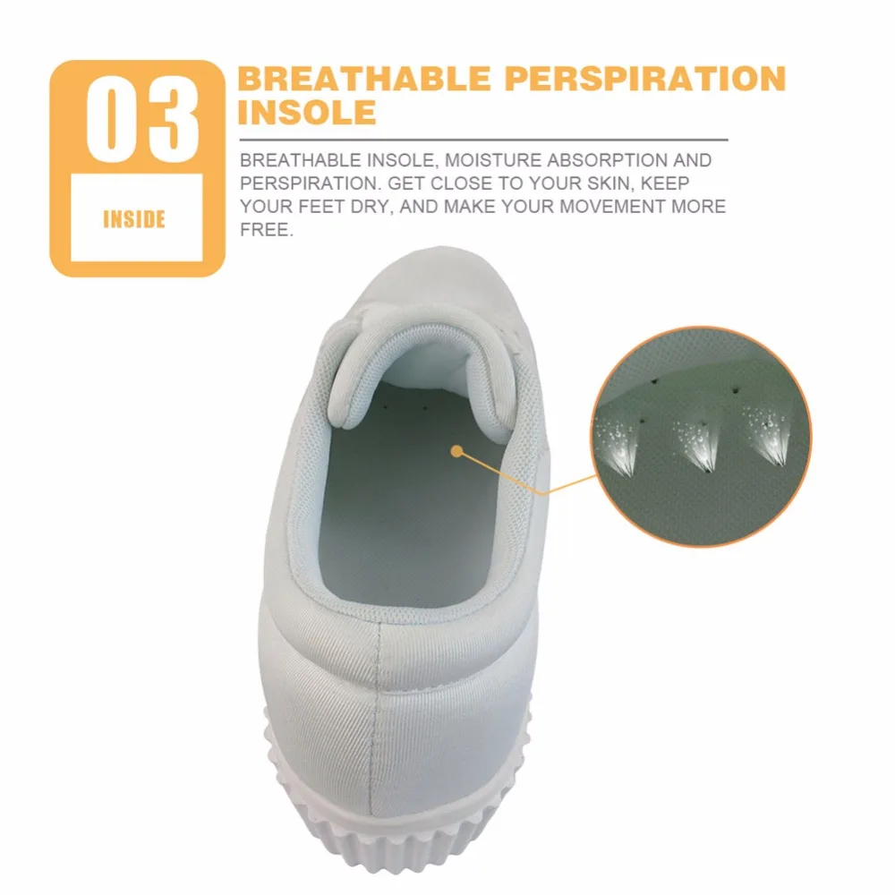 INSTANTARTS Enfermera Pisos Zapatos Zapatos de las Señoras de las Mujeres del Invierno del Otoño de Encaje Hasta el Pie Calzado 3D de dibujos animados de Dentista de Impresión Plana Zapato con Plataforma 2