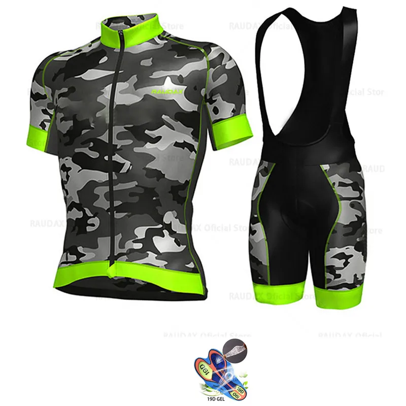 Nueva 2020 verano equipo de Ciclismo jersey 19D shorts establecer transpirable MTB hombres/mujeres ciclismo ropa ropa ciclismo hombre 2