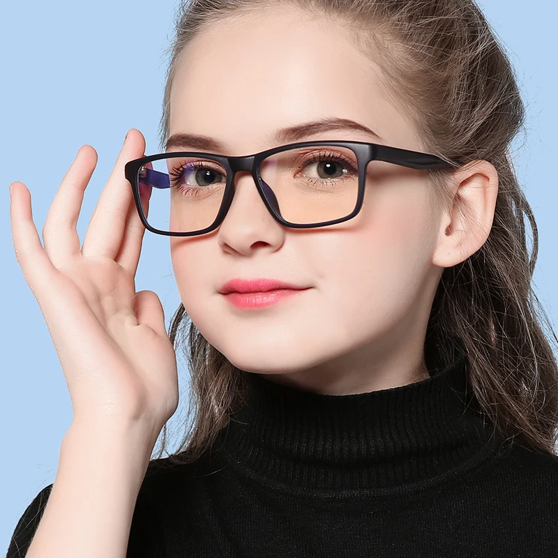 JIFANPAUL de los Niños ultra-ligero flexible gafas de marco clásico de la moda de los niños gafas de lentes ópticos lentes transparentes 2