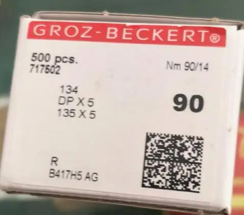 500 pcs mayorista Genuino Groz Beckert DPX5 agujas de coser DP X 5 135 X 5 134 ofrecido por Yiwu Praga tienda de la compañía 736750 2